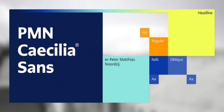 PMN Caecilia Sans font preview