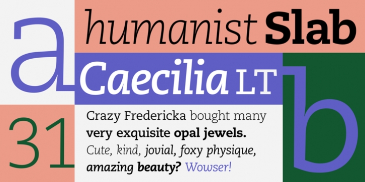 PMN Caecilia font preview