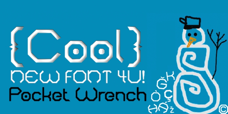 PocketWrench font preview