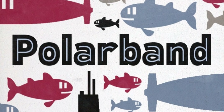 Polarband font preview