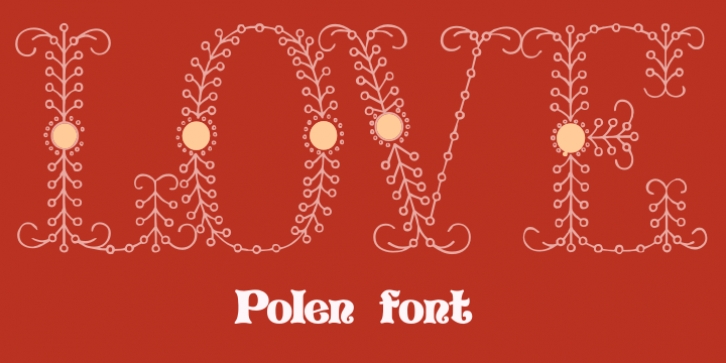 Polen font preview