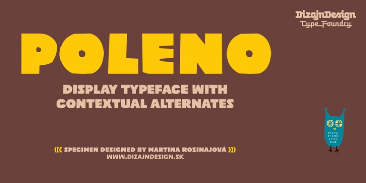 Poleno font preview