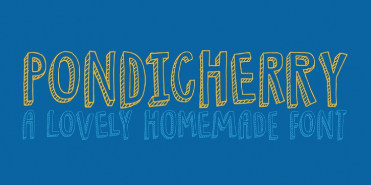 Pondicherry font preview