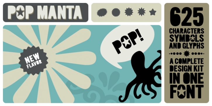 Pop Manta font preview