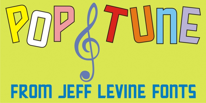 Pop Tune JNL font preview