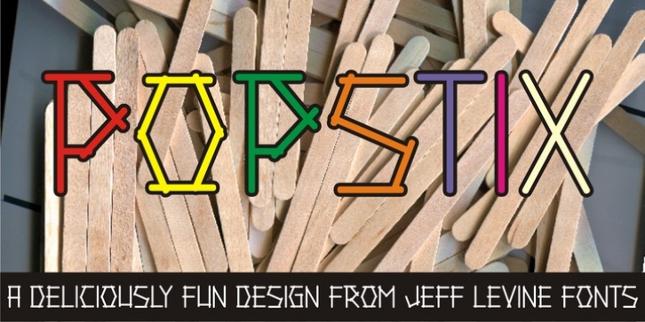 Popstix JNL font preview