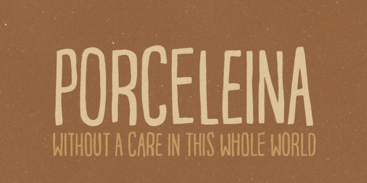 Porceleina font preview