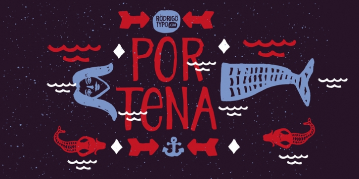 Portena font preview