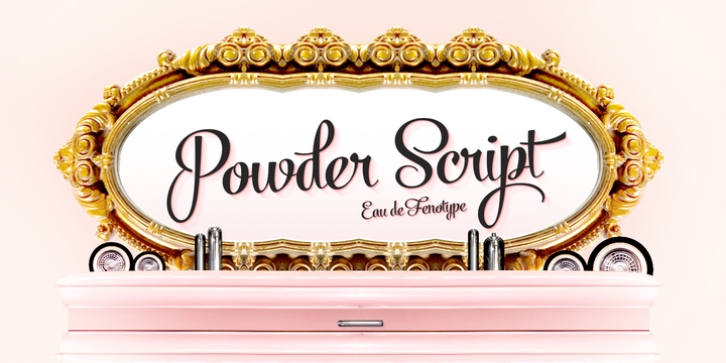 Powder Script font preview