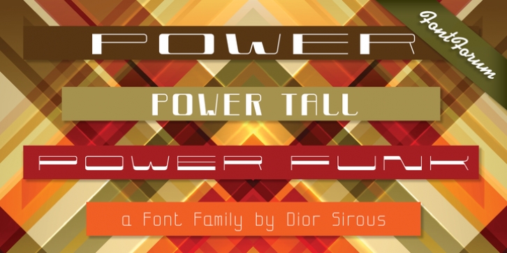 Power font preview