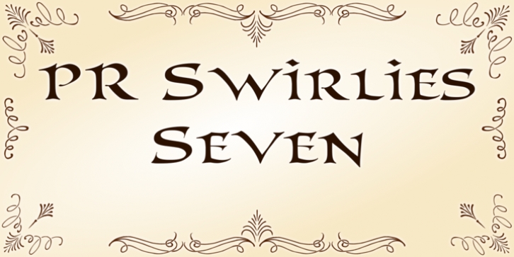 PR-Swirlies-07 font preview