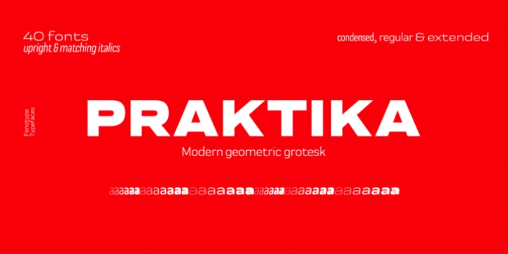 Praktika font preview