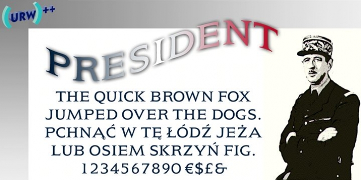 President font preview