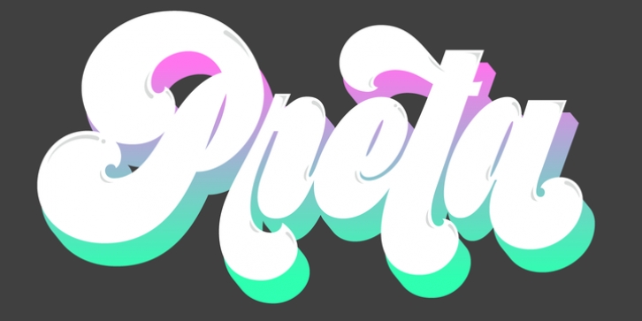 Preta font preview