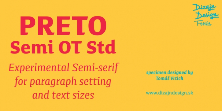 Preto Semi OT Std font preview