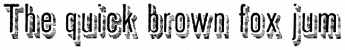 Archive Grotesque Shaded Font Preview