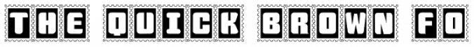 Stamps Font Preview
