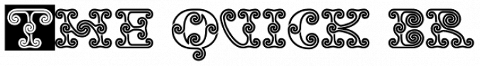 Tribal Spiral BA font download