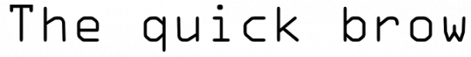 OCR-A AI Font Preview