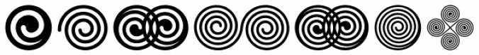 Spiral Ornaments font download