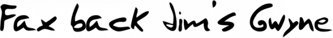 Vincent’s Hand font download