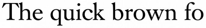 Berthold Caslon Book BQ Font Preview