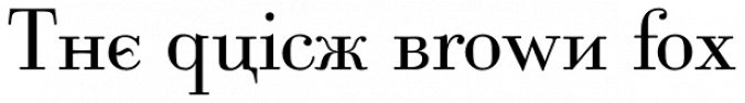 Cyrillic Latino Font Preview