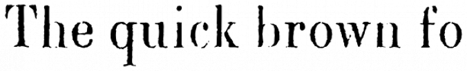 Blackburn Font Preview