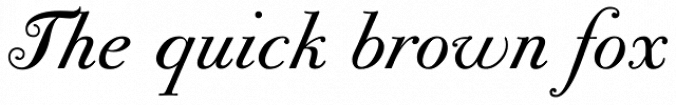 Bodoni Classic Chancery Font Preview