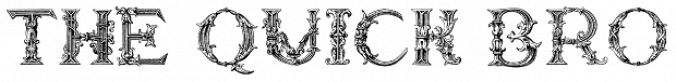 Museum Initials Font Preview