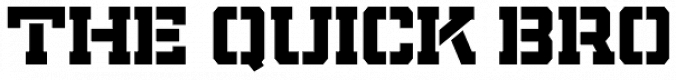 Militia Font Preview