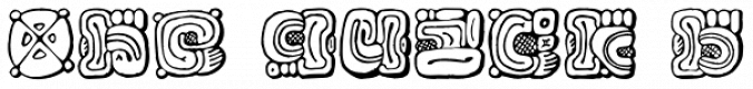 Mayan Font Preview