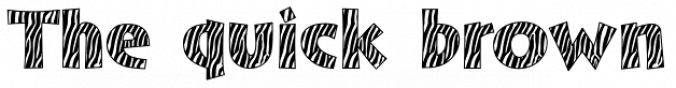 ZebraSkin Font Preview