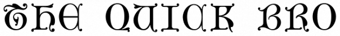 Gothic Initials Three Font Preview