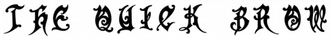 Gothic Initials Two Font Preview
