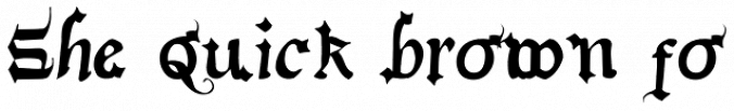 Gotische Calligraphic Font Preview