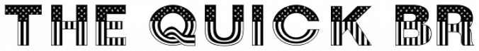 TB StarsAndStripes Font Preview