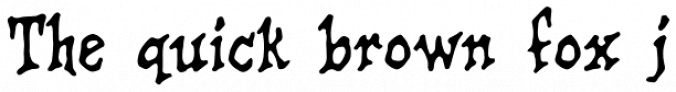 Old Crone BB Font Preview