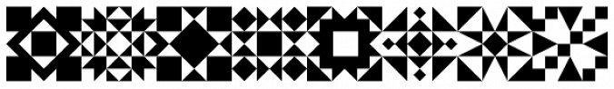 Quilt Patterns Two Font Preview