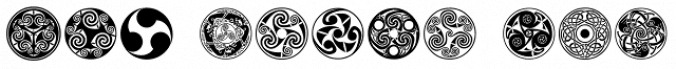 Celtic Ornaments BA Font Preview