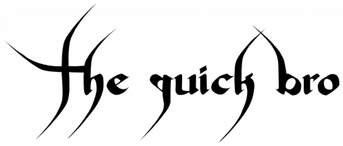 Devil Kalligraphy Font Preview