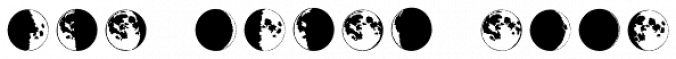 Moon Phases font download