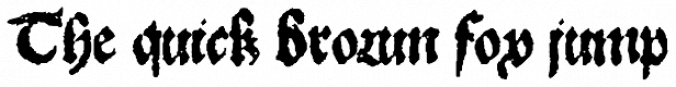 1495 Bastarde Lyon Font Preview