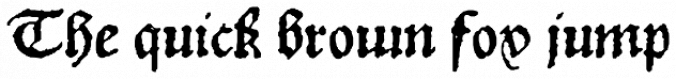 1532 Bastarde Lyon Font Preview