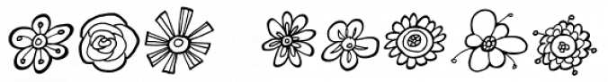 DB Flower Power Font Preview