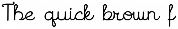 Hand Cursive Font Preview