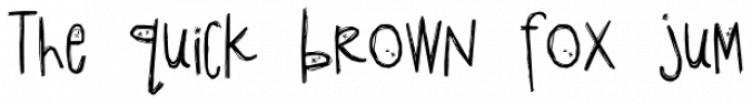 LDJ Snow Doodles Font Preview