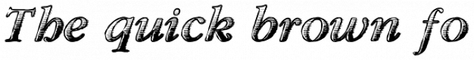 TXT Antique Italic Font Preview