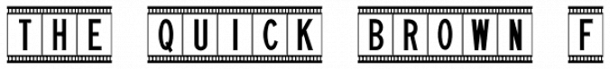 Film Crew JNL Font Preview