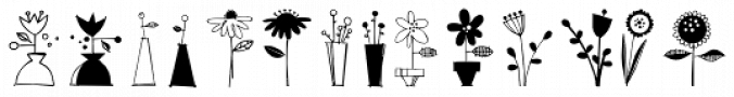 Flower Doodles font download
